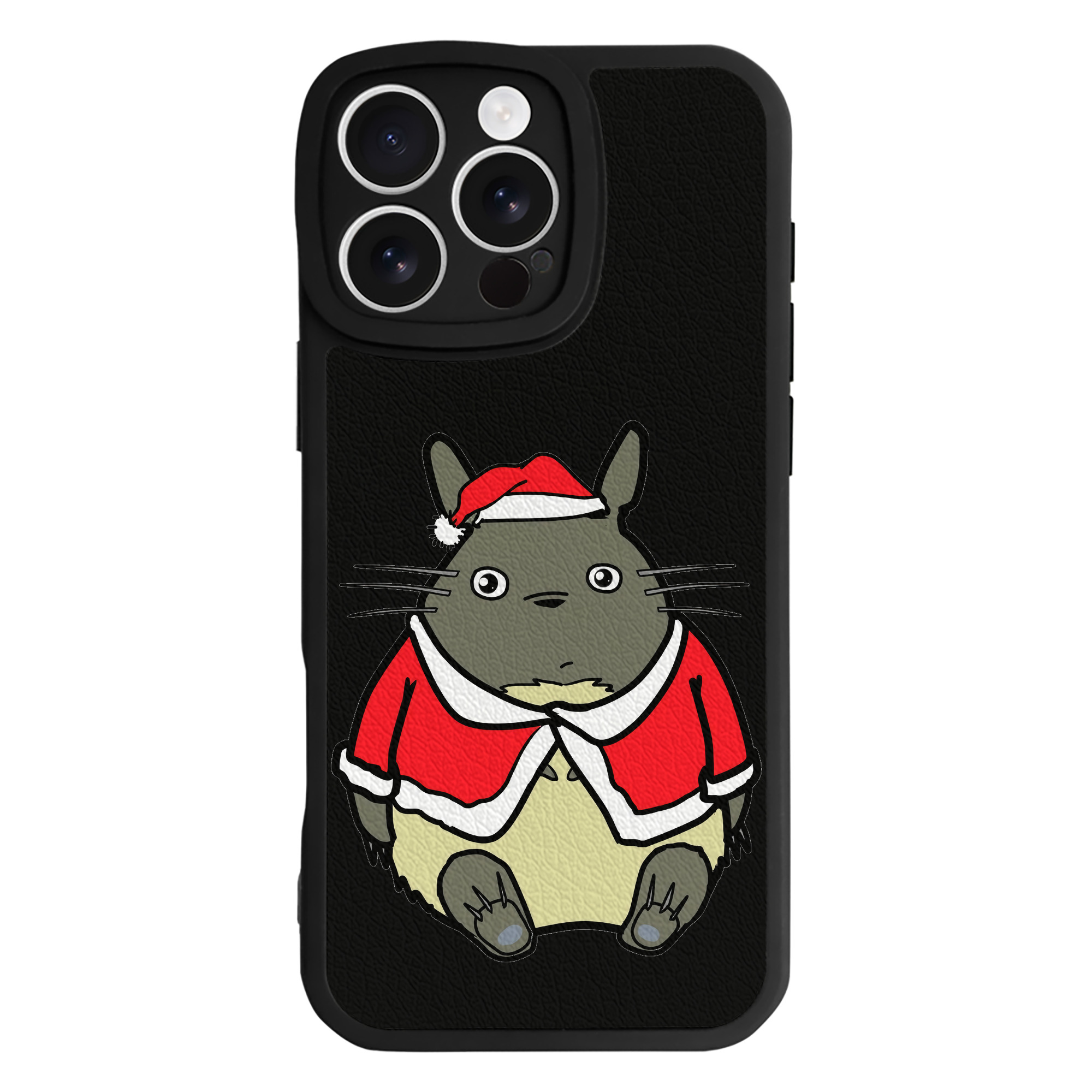 （画像用） となりのトトロ 草壁メイ 草壁サツキ My Neighbor Totoro Satsuki Kusakabe Mei Kusakabe 【iPhone 16シリーズ対応】シリコンスマホケース（レザー調） 材質：シリコン